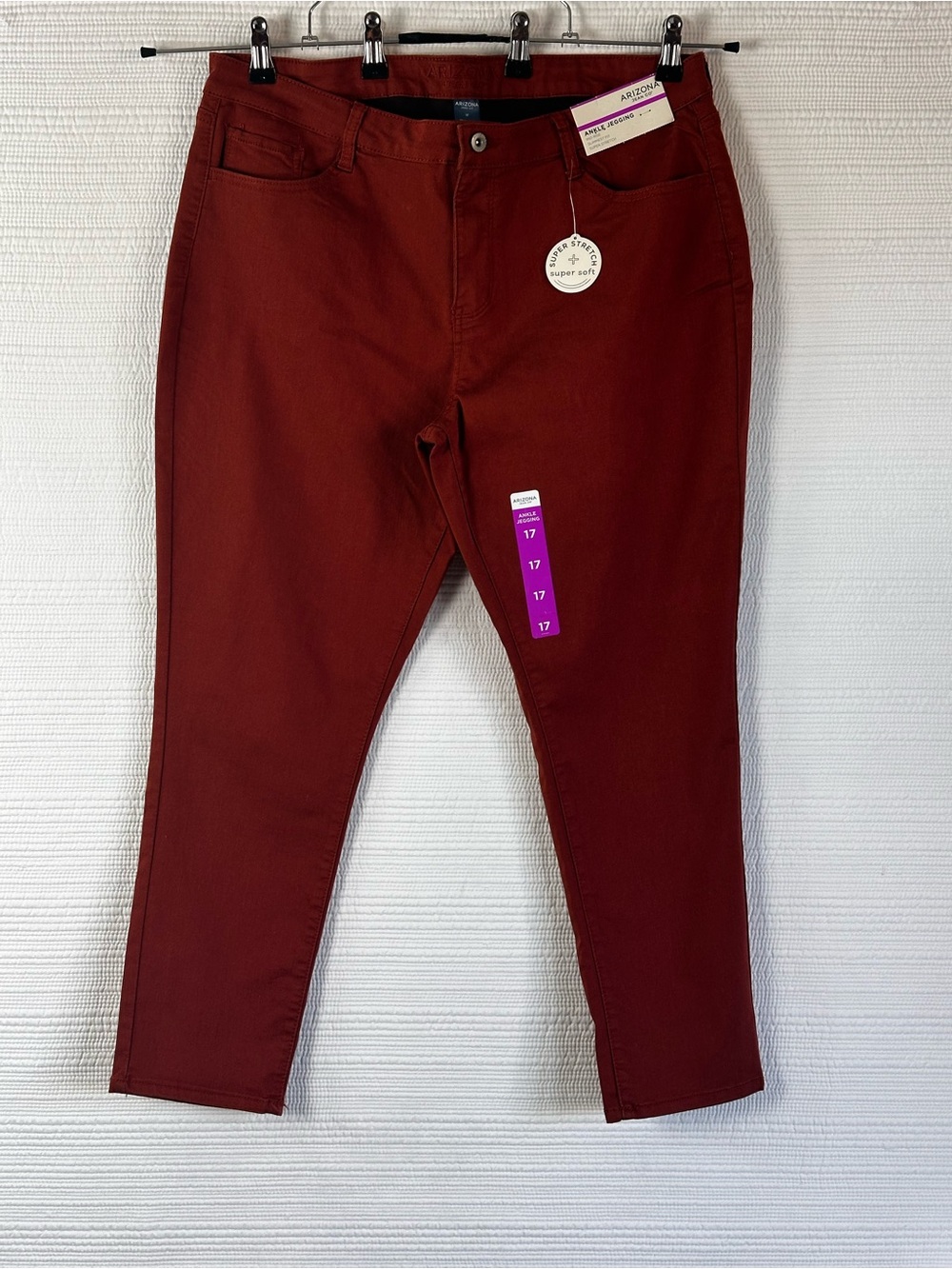 Arizona Jean Co. Rust Burnt Orange Ankle Jeggings Size 17 – Fall Academia